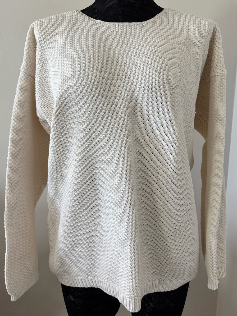 Vintage 100% cotton knit sweater